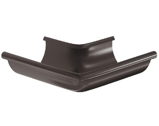 Водосток Aquasistem, система 150/100 -  Угол желоба, наружный 90° RR 32 Тёмно Коричневый купить в Бугульме